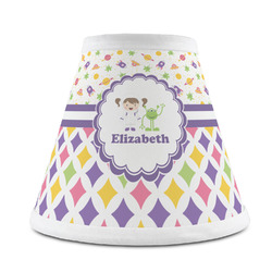 Girl's Space & Geometric Print Chandelier Lamp Shade (Personalized)