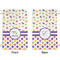 Girl's Space & Geometric Print Small Laundry Bag - Front & Back View