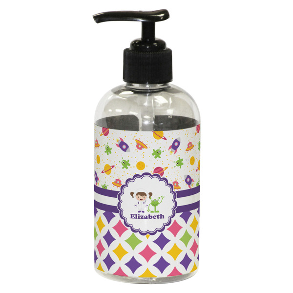 Girl's Space & Geometric Print Small Soap/Lotion Bottle