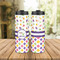 Girl's Space & Geometric Print Stainless Steel Tumbler - Lifestyle