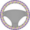 Girl's Space & Geometric Print Steering Wheel Cover