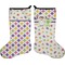 Girl's Space & Geometric Print Stocking - Double-Sided - Approval