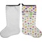Girl's Space & Geometric Print Stocking - Single-Sided - Approval