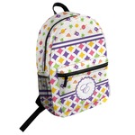 Girl's Space & Geometric Print Student Backpack (Personalized)