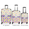 Girl's Space & Geometric Print Suitcase Set 1 - APPROVAL