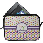 Girl's Space & Geometric Print Tablet Case / Sleeve - Small (Personalized)