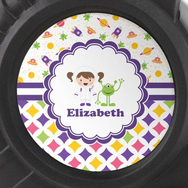 Girl's Space & Geometric Print Tape Measure - 25ft - detail