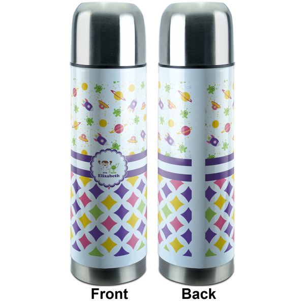 Girl's Space & Geometric Print Thermos - Apvl