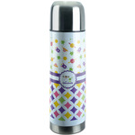 Girl's Space & Geometric Print Stainless Steel Thermos (Personalized)