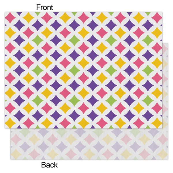 Girl's Space & Geometric Print Tissue Paper - Heavyweight - Large - Front & Back