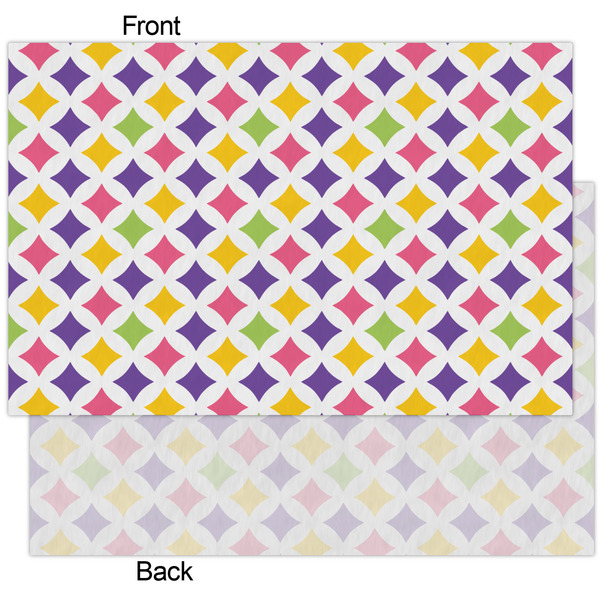 Girl's Space & Geometric Print Tissue Paper - Heavyweight - XL - Front & Back