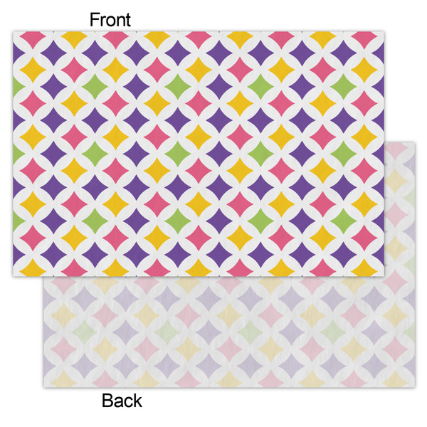 Girl's Space & Geometric Print Tissue Paper - Lightweight - Small - Front & Back