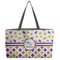 Girl's Space & Geometric Print Tote w/Black Handles - Front View
