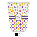 Girl's Space & Geometric Print Waste Basket (Personalized)