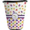 Girl's Space & Geometric Print Waste Basket - Single Sided (Black) (Personalized)