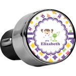 Girl's Space & Geometric Print USB Car Charger (Personalized)