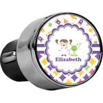 Girl's Space & Geometric Print USB Car Charger (Personalized)