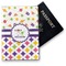 Girl's Space & Geometric Print Vinyl Passport Holder (Personalized)