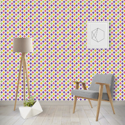 Girl's Space & Geometric Print Wallpaper & Surface Covering (Water Activated - Removable)