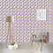 Girl's Space & Geometric Print Wallpaper & Surface Covering (Water Activated - Removable)