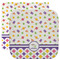 Girl's Space & Geometric Print Washcloth / Face Towels