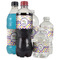 Girl's Space & Geometric Print Water Bottle Label - Multiple Bottle Sizes