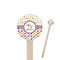 Girl's Space & Geometric Print Round Wooden Stir Sticks (Personalized)