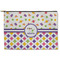 Girl's Space & Geometric Print Zipper Pouch (Personalized)