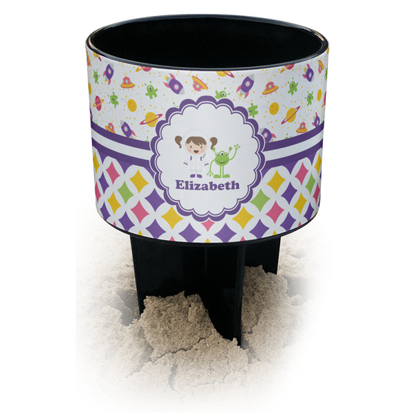 Girl's Space & Geometric Print spiker_black_main