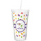 Girls Space Themed Double Wall Tumbler with Straw (Personalized)