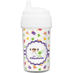 Girls Space Themed Sippy Cup (Personalized)