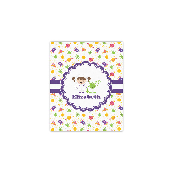 Girls Space Themed 11x14 - Canvas Print - Front View