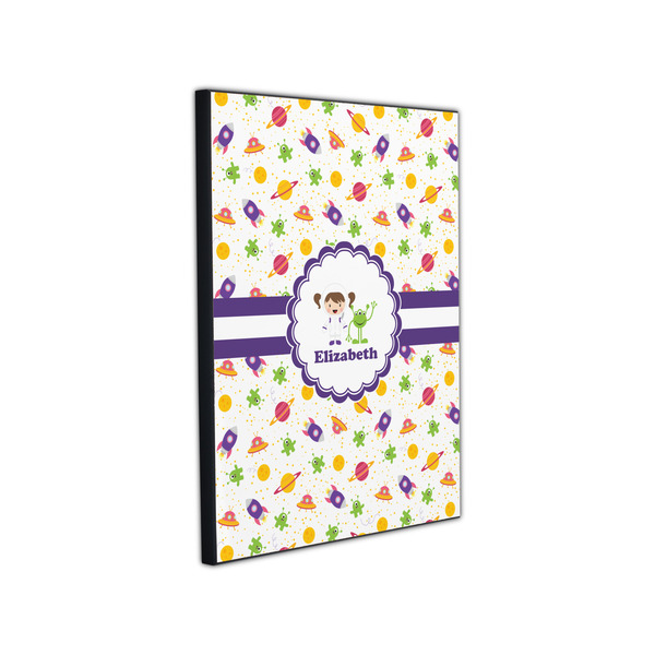 Girls Space Themed 11x14 Wood Print - Angle View