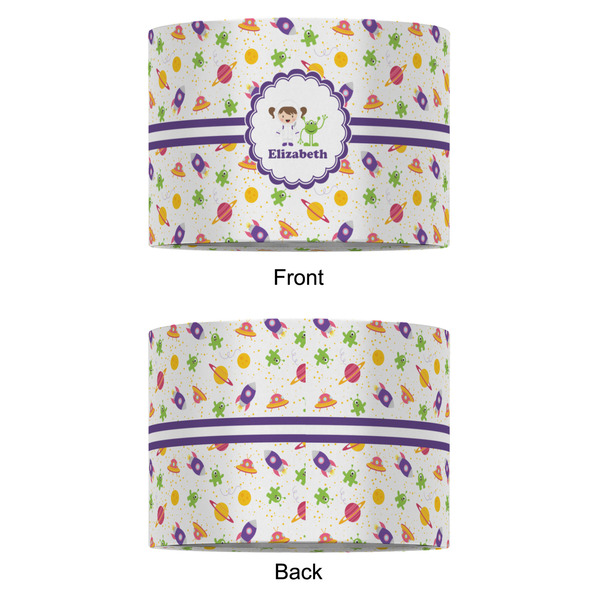 Girls Space Themed 12" Drum Lampshade - APPROVAL (Fabric)