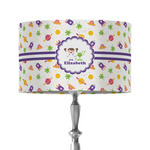 Girls Space Themed 12" Drum Lamp Shade - Fabric (Personalized)