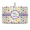 Girls Space Themed 12" Drum Lampshade - PENDANT (Fabric)