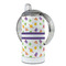 Girls Space Themed 12 oz Stainless Steel Sippy Cups - FULL (back angle)