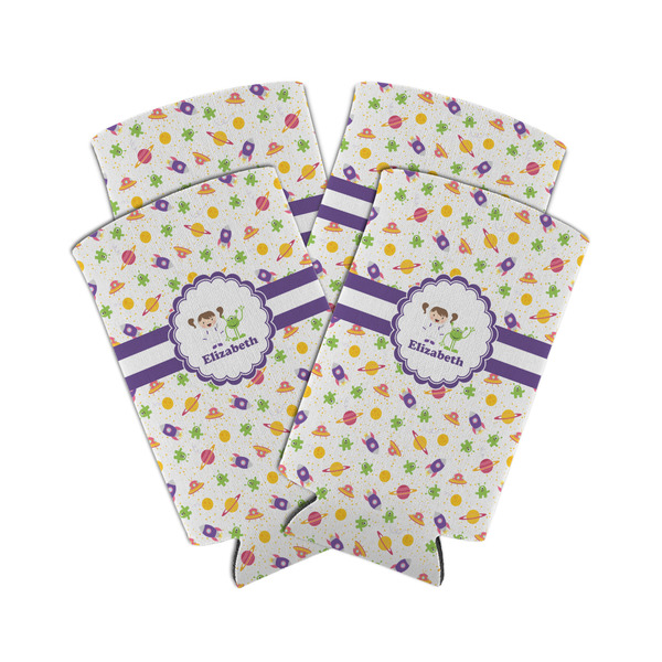 Girls Space Themed 12oz Tall Can Sleeve - Set of 4 - MAIN
