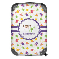 Girls Space Themed Kids Hard Shell Backpack (Personalized)