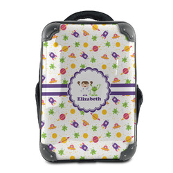 Girls Space Themed 15" Hard Shell Backpack (Personalized)