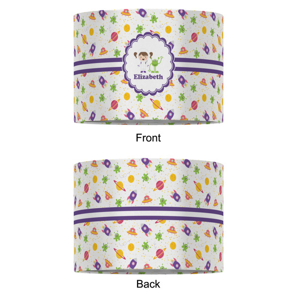 Girls Space Themed 16" Drum Lampshade - APPROVAL (Fabric)