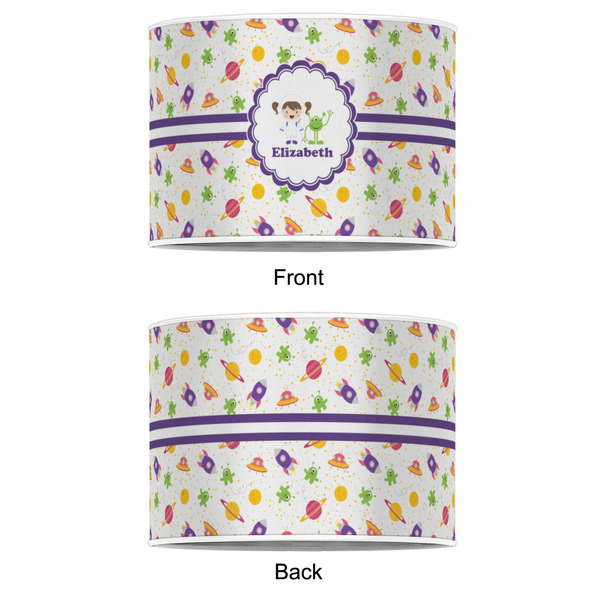 Girls Space Themed 16" Drum Lampshade - APPROVAL (Poly Film)