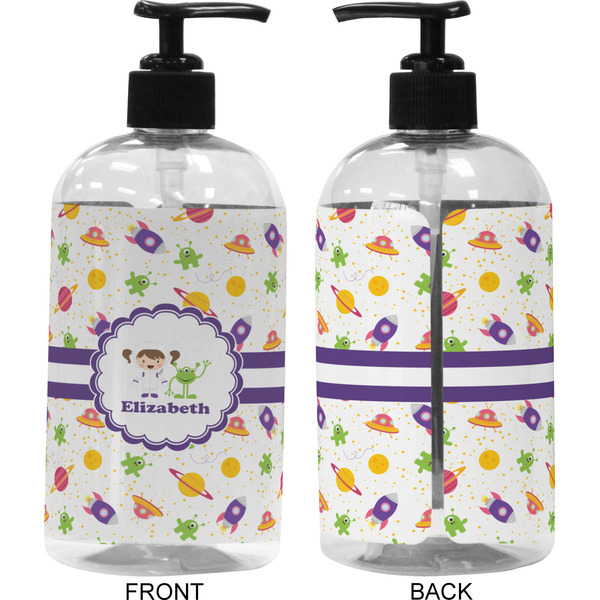 Girls Space Themed 16 oz Plastic Liquid Dispenser (Approval)