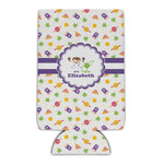 Girls Space Themed Can Cooler (16 oz) (Personalized)