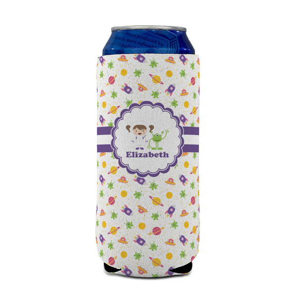 Girls Space Themed 16oz Can Sleeve - FRONT (on can)