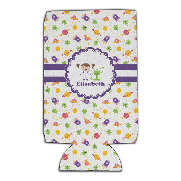 Girls Space Themed 16oz Can Sleeve - Set of 4 - FRONT