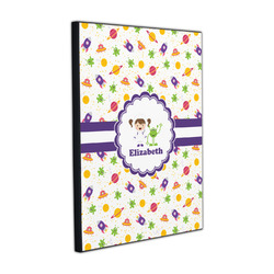Girls Space Themed Wood Prints (Personalized)