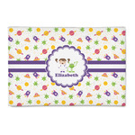 Girls Space Themed Patio Rug (Personalized)