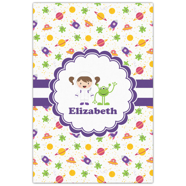 Girls Space Themed 20x30 - Canvas Print - Front View