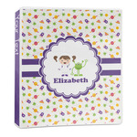Girls Space Themed 3-Ring Binder - 1 inch (Personalized)